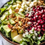 Pomegranate Christmas Salad with Honey Mustard Dressing - Alrightwithme
