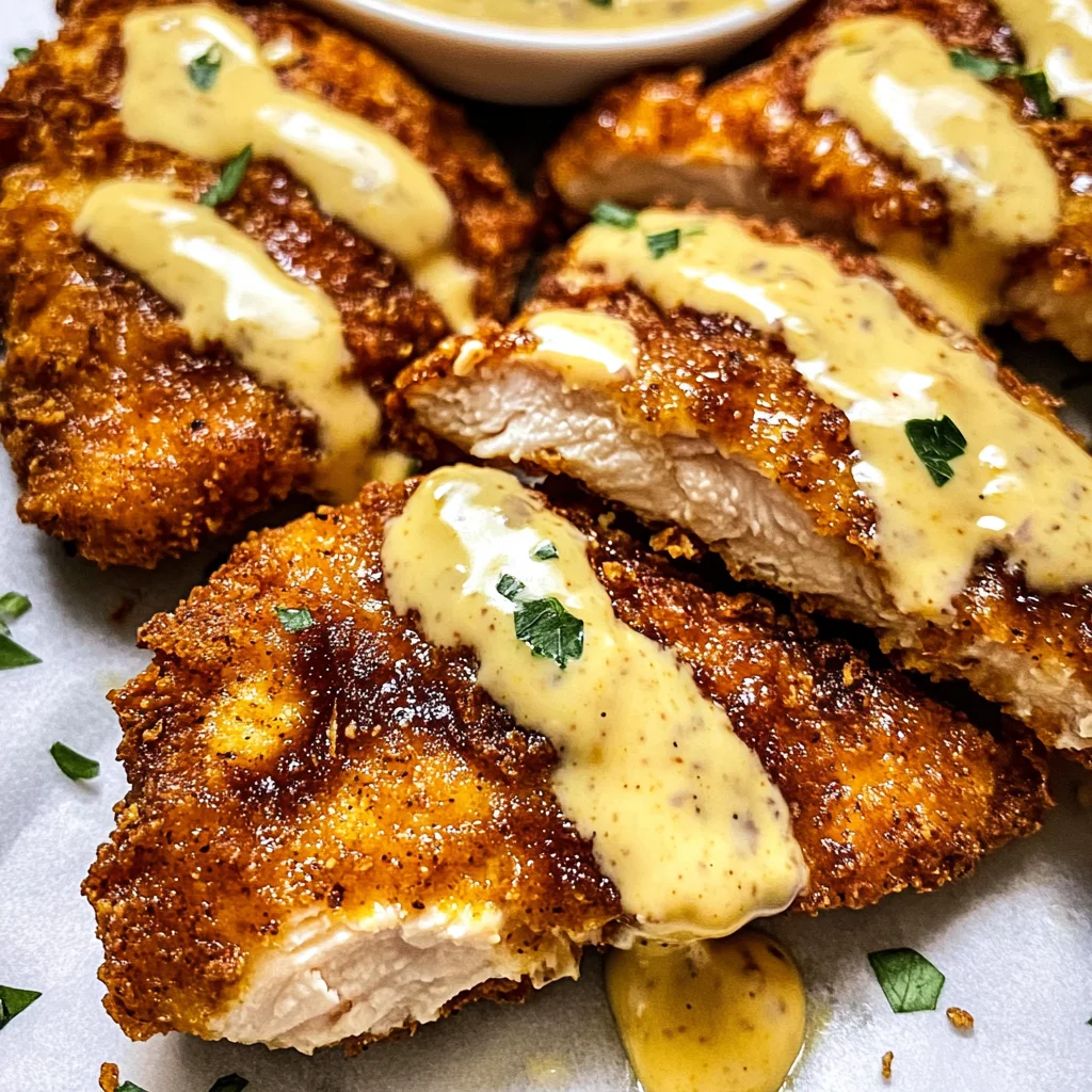 Pretzel Chicken with Mustard-Cheddar Sauce: An Amazing Ultimate Recipe