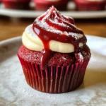 Red Velvet Molten Lava Cupcakes Recipe