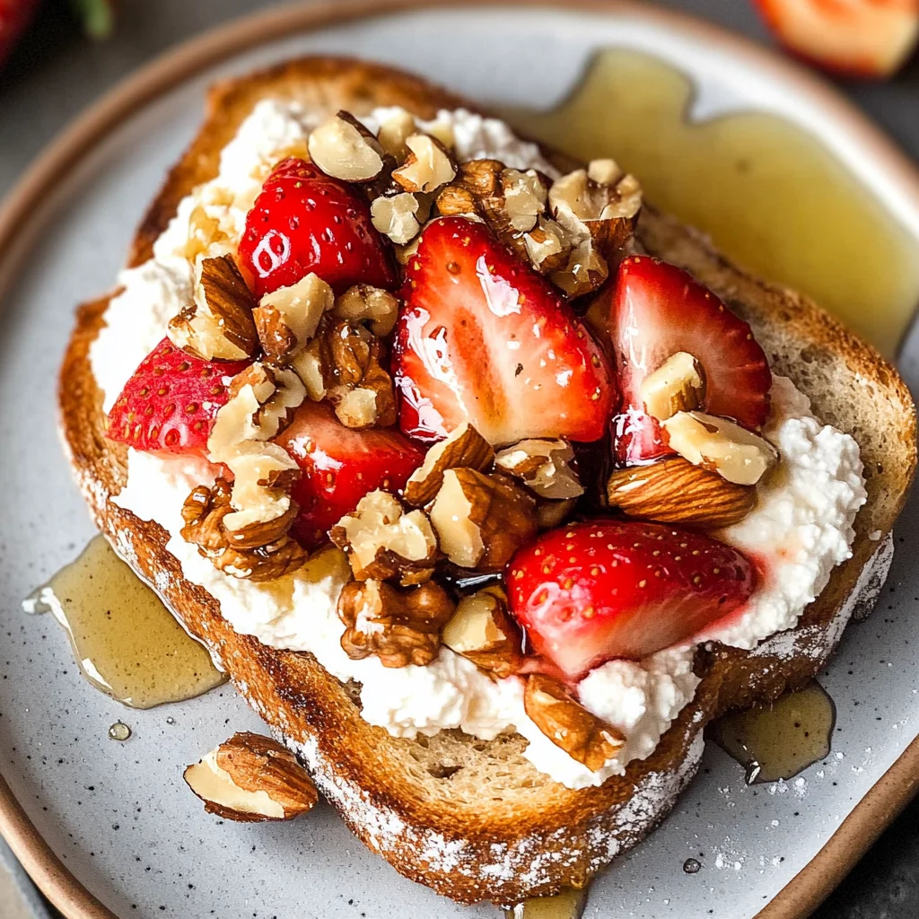 Ricotta Honey Toast