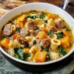 Roasted Butternut and Sausage Soup