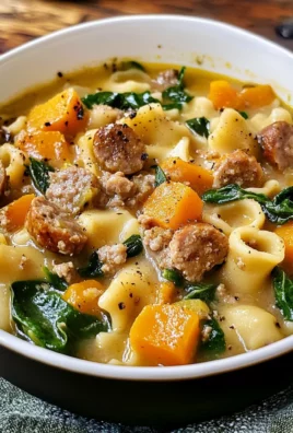Roasted Butternut and Sausage Soup