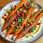 Roasted Carrots with Vegan Ricotta