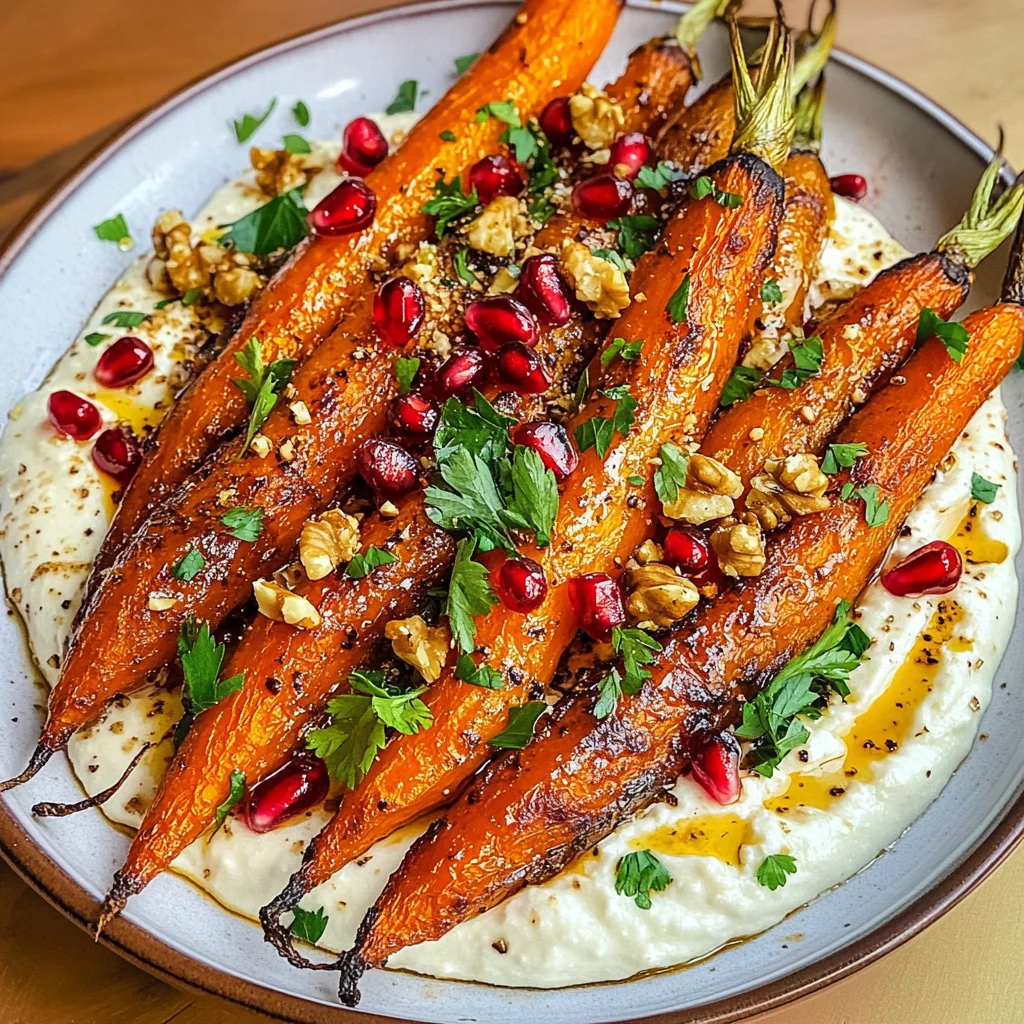 Roasted Carrots with Vegan Ricotta