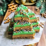Salted Peanut Butter Christmas Trees