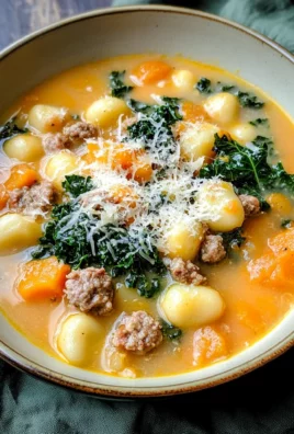 Savory Butternut Squash Gnocchi Soup