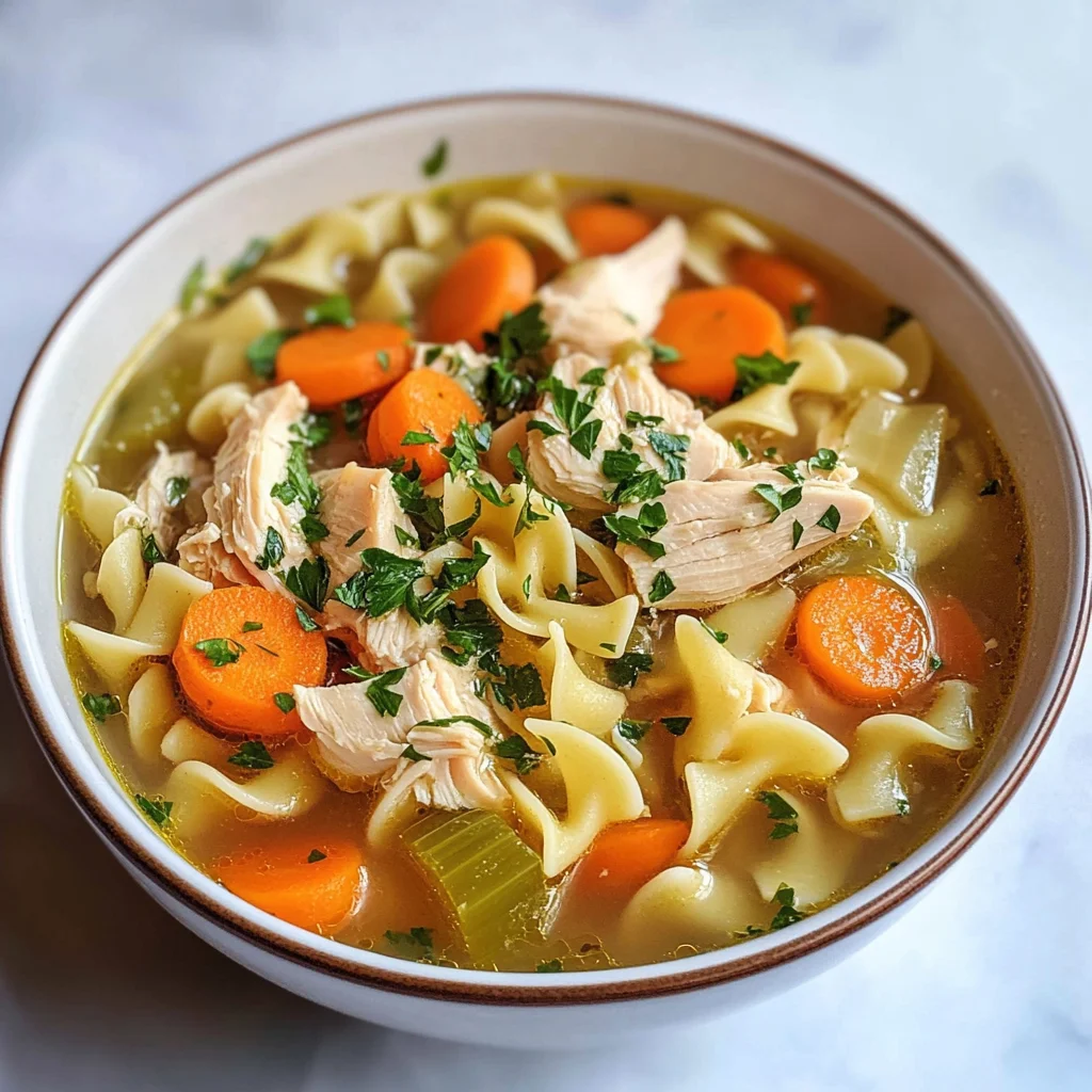 Slow Cooker Chicken Noodle Soup