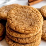 Soft Batch Apple Cider Gingersnap Cookies
