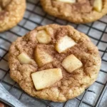 Spiced Apple Cinnamon Snickerdoodle Cookies