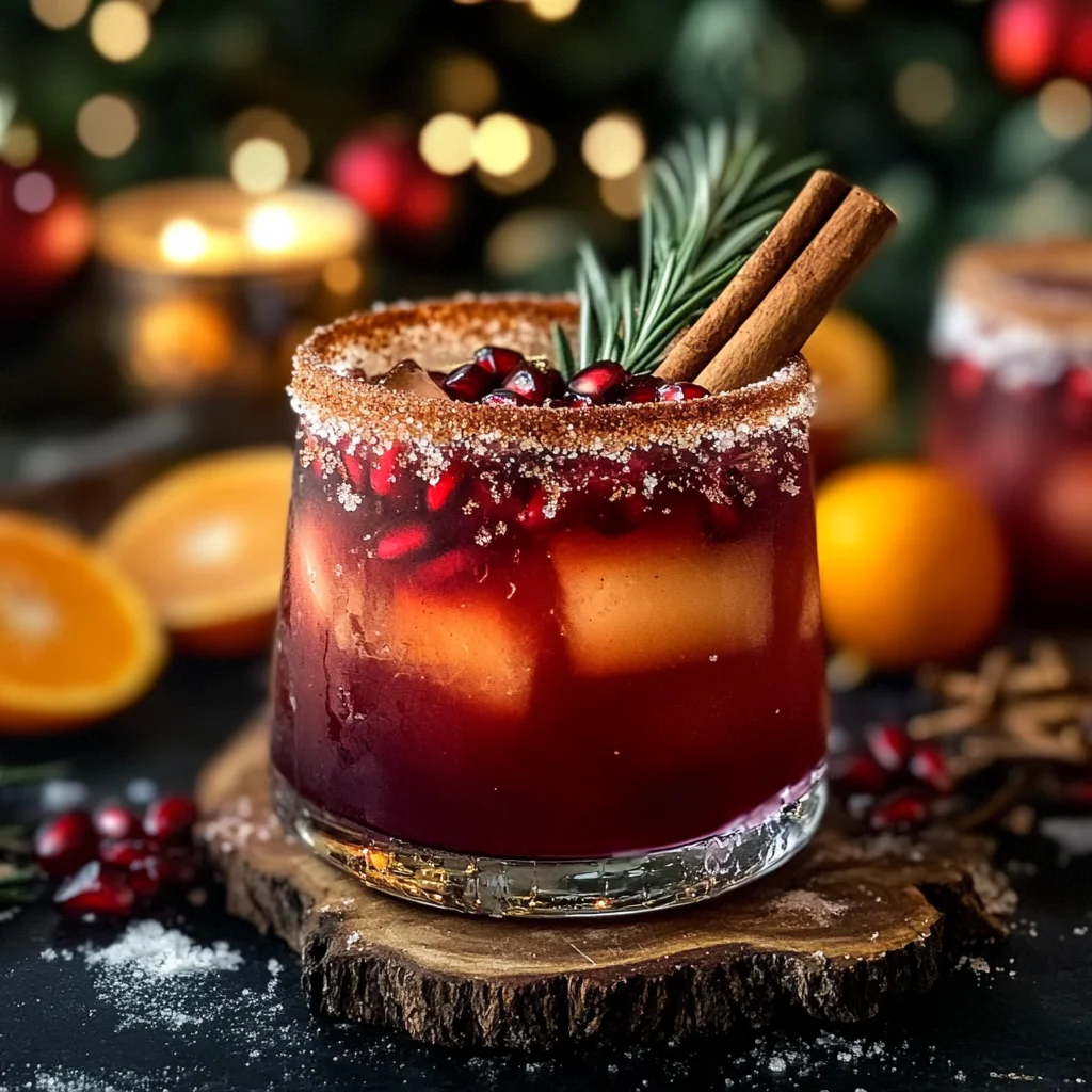 Spiced Christmas Margarita