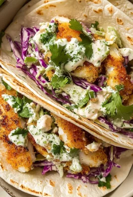 Air Fryer Fish Tacos with Cilantro Lime Slaw