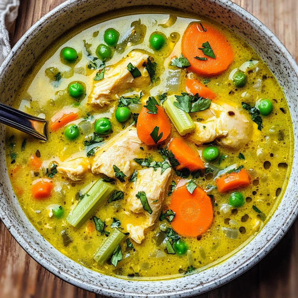 Anti Inflammatory Turmeric Chicken Soup