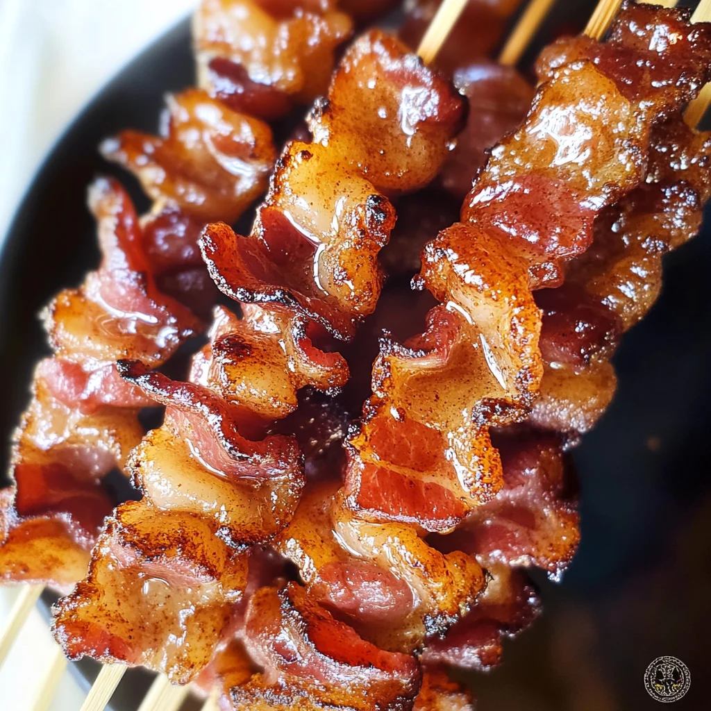 Bacon Skewers with Brown Sugar Glaze