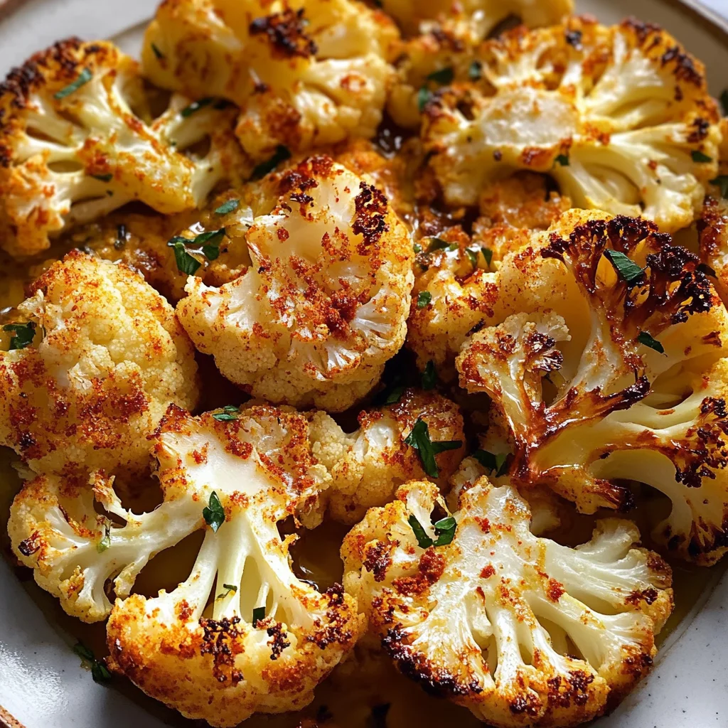 Baked cauliflower