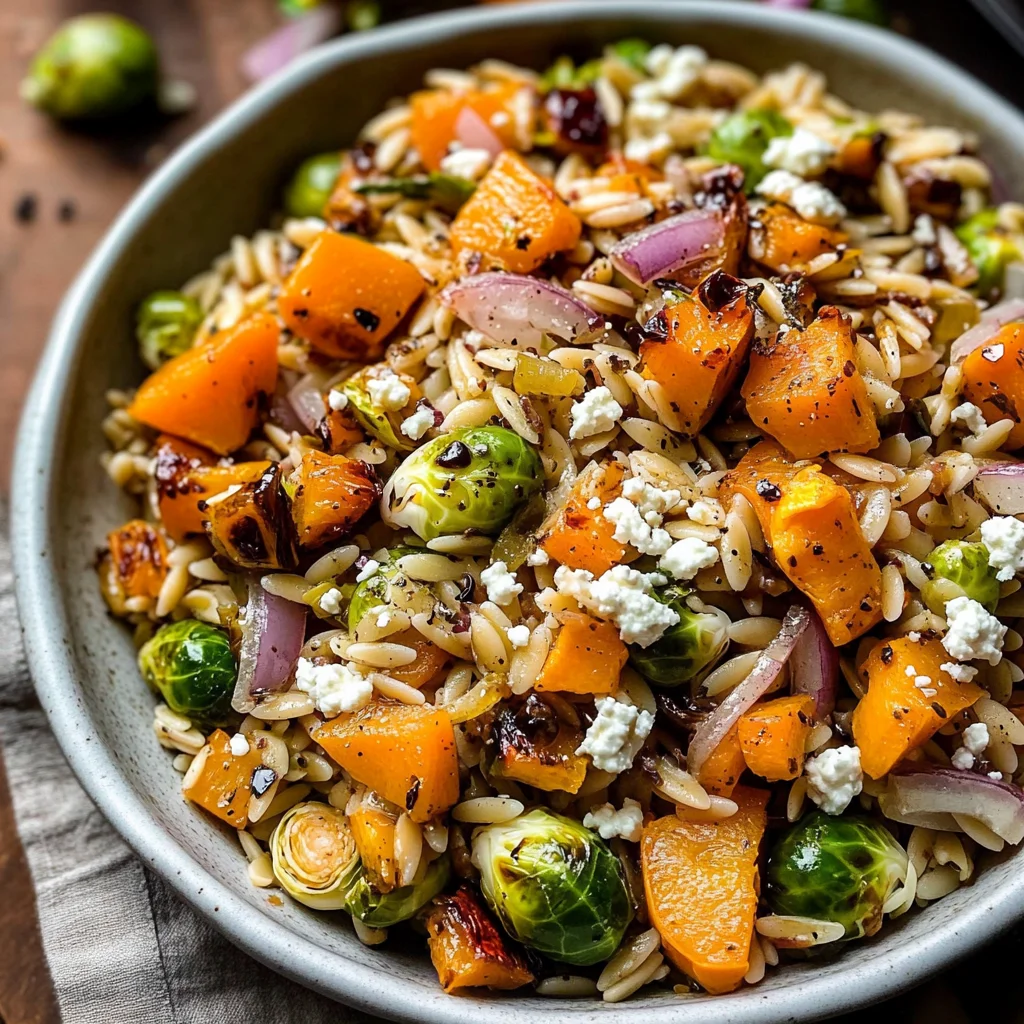 Best Fall Harvest Orzo Salad