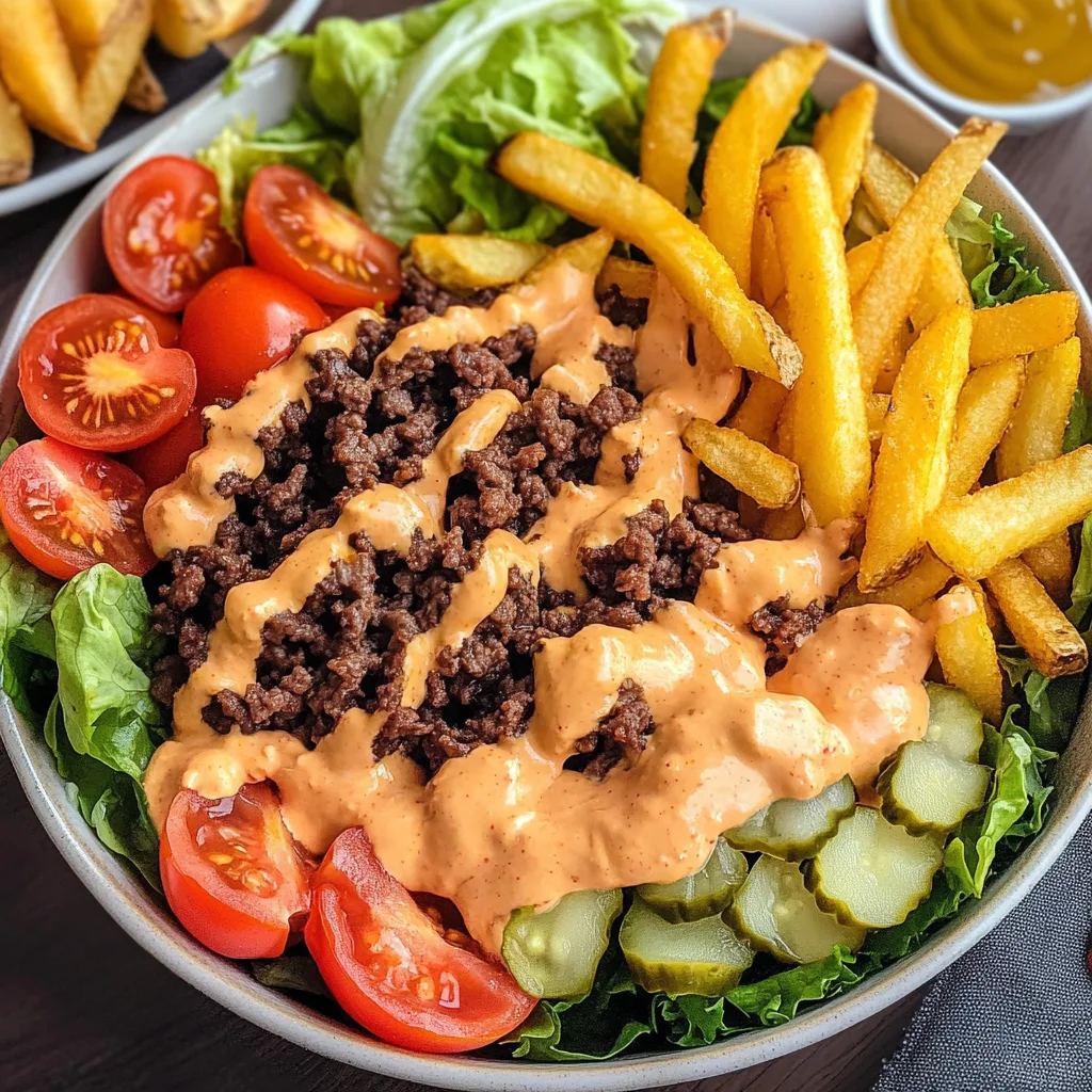 Burger Bowl Recipe