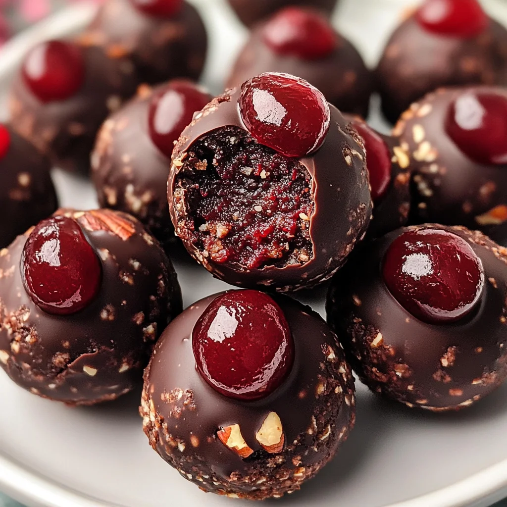 Cherry Bourbon Balls