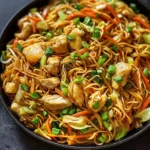 Chicken Chow Mein with the Best Chow Mein Sauce