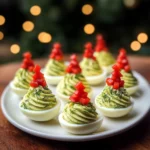Christmas Tree Deviled Eggs