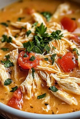 Crock Pot Creamy Chicken Parmesan Soup