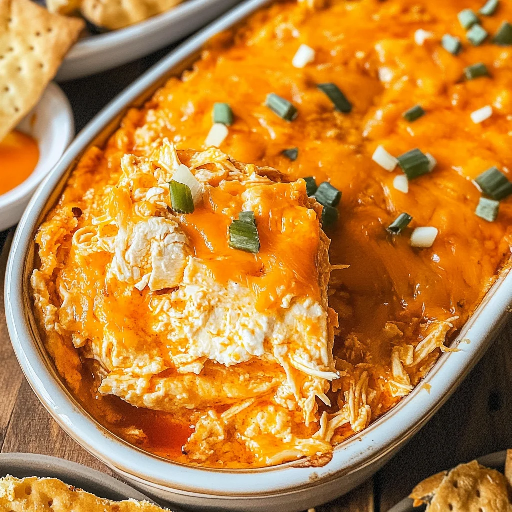 Crockpot Buffalo Chicken Dip Recipe