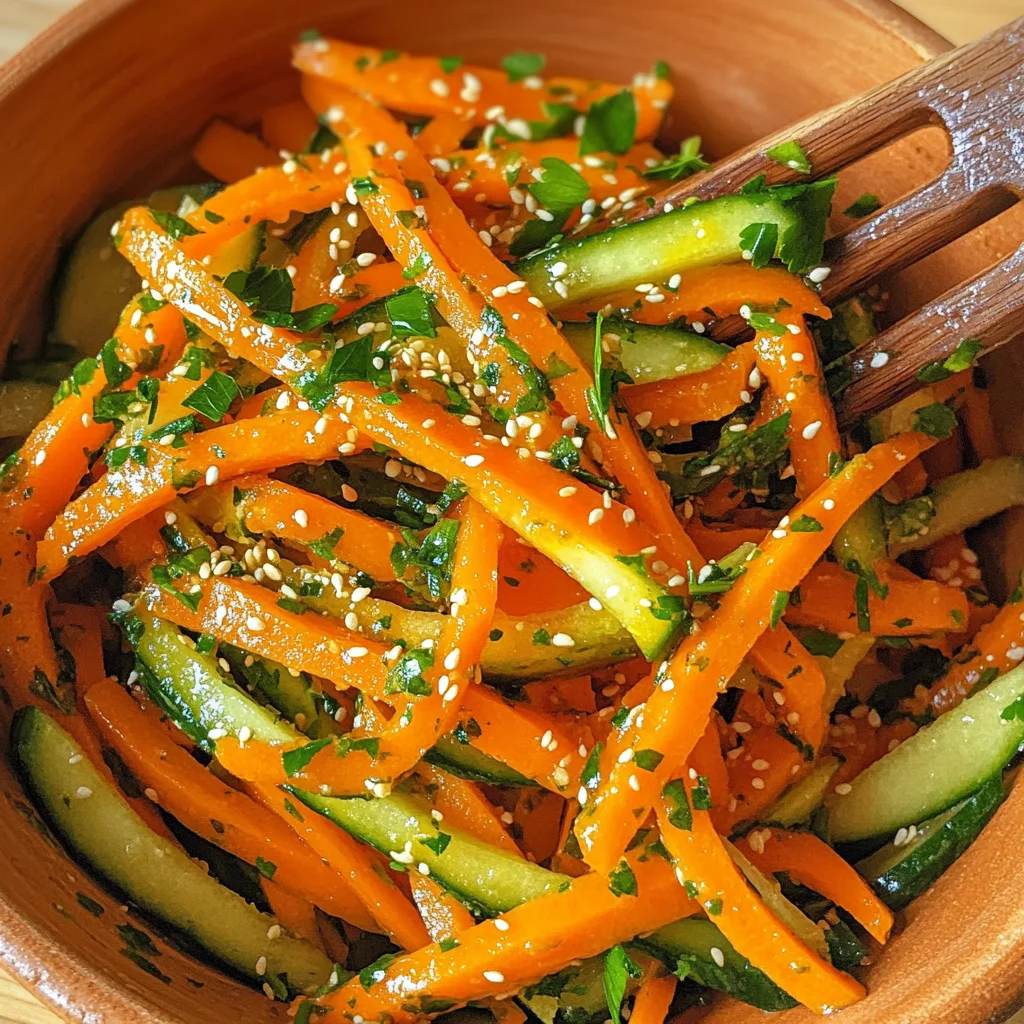 Cucumber Carrot Salad