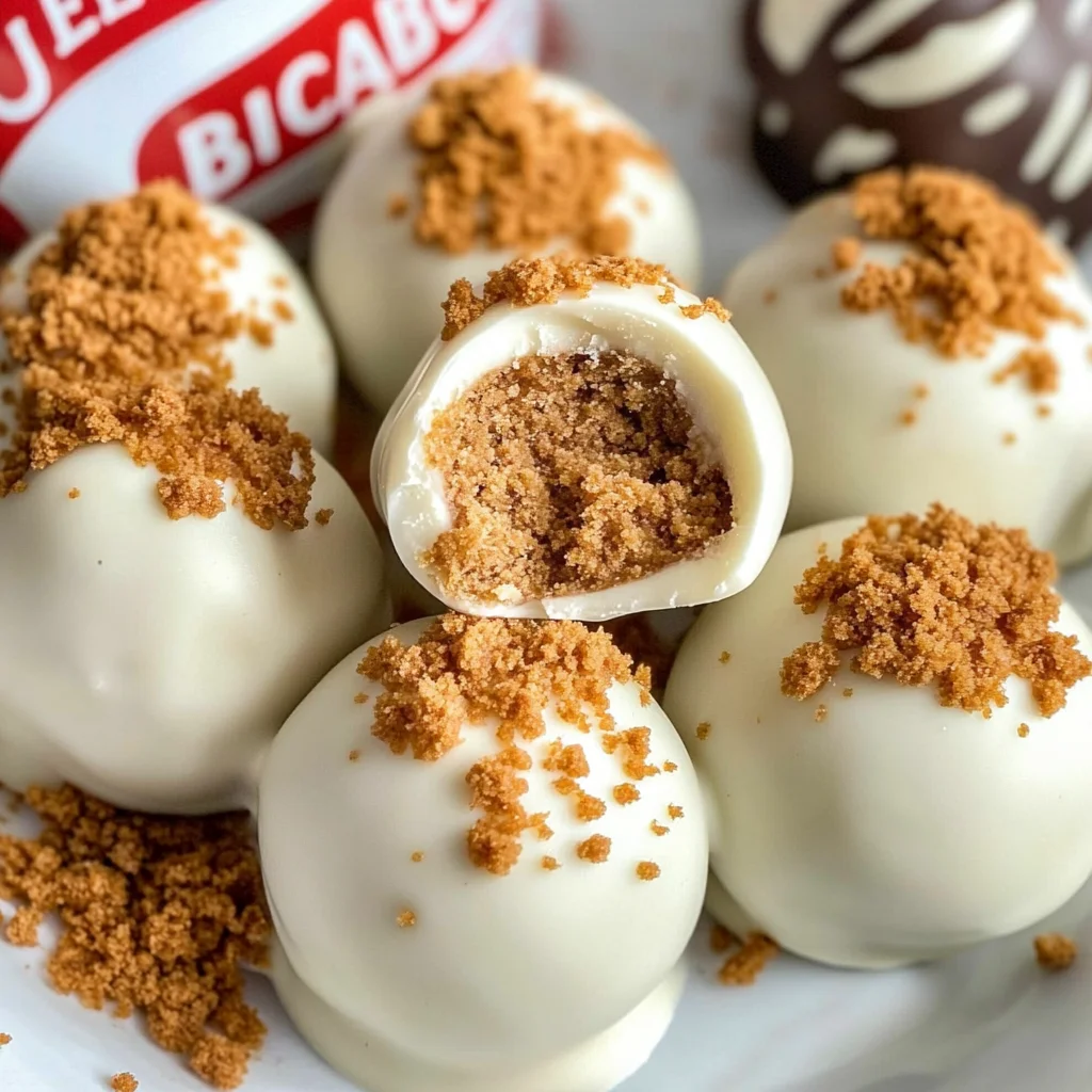 Easy Biscoff Truffles