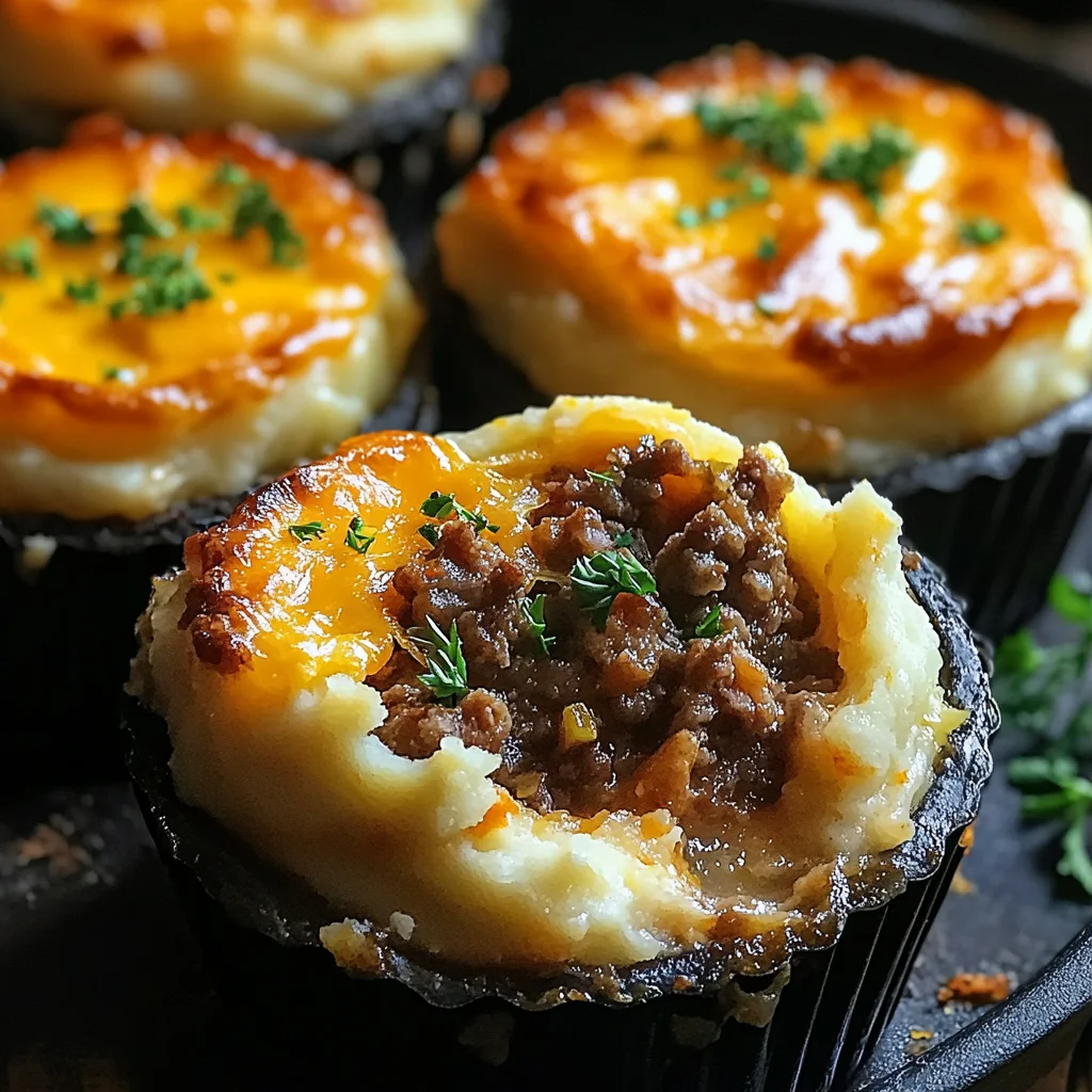Easy Mini Shepherds Pies Recipe for Family Dinners 🍽️