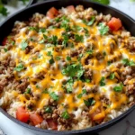Ground beef and Rice Skillet