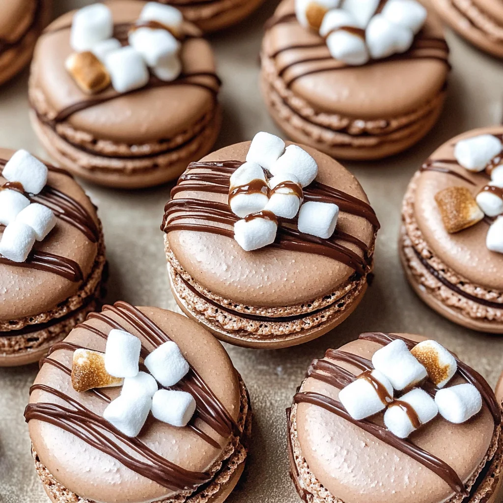 Hot Chocolate Macarons