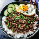 Korean Ground Beef Bowl (25-Minutes)
