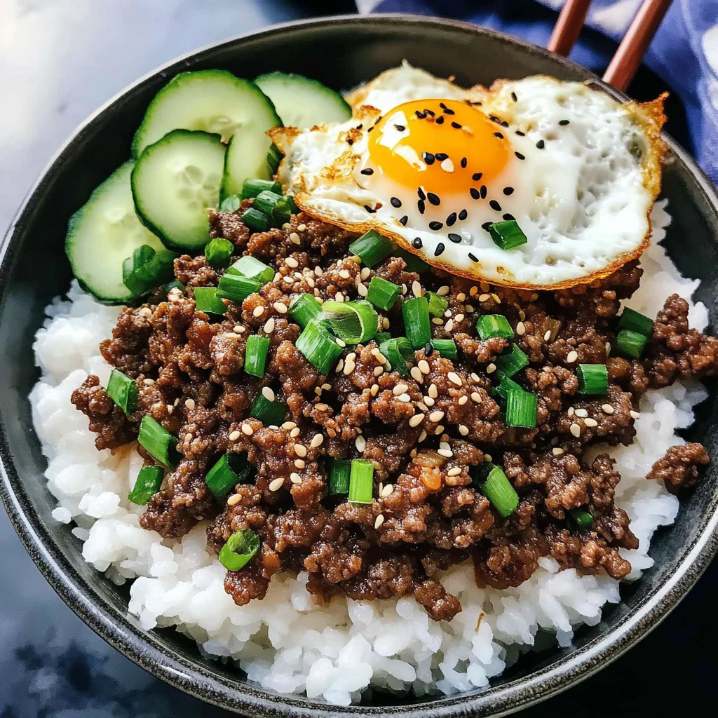 Korean Ground Beef Bowl (25-Minutes)