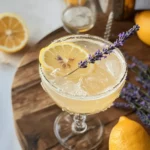 Lavender Lemon Drop Vodka Martini