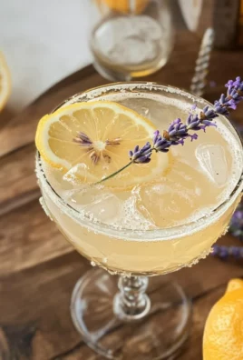 Lavender Lemon Drop Vodka Martini