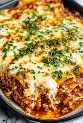 Meaty Lasagna with Cottage Cheese