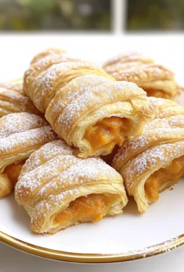 Mini Pumpkin Pie Crescent Rolls