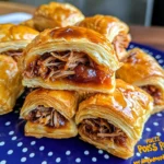 Pulled Pork Pastry Puffs