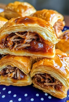 Pulled Pork Pastry Puffs