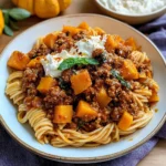 Pumpkin Beef Bolognese