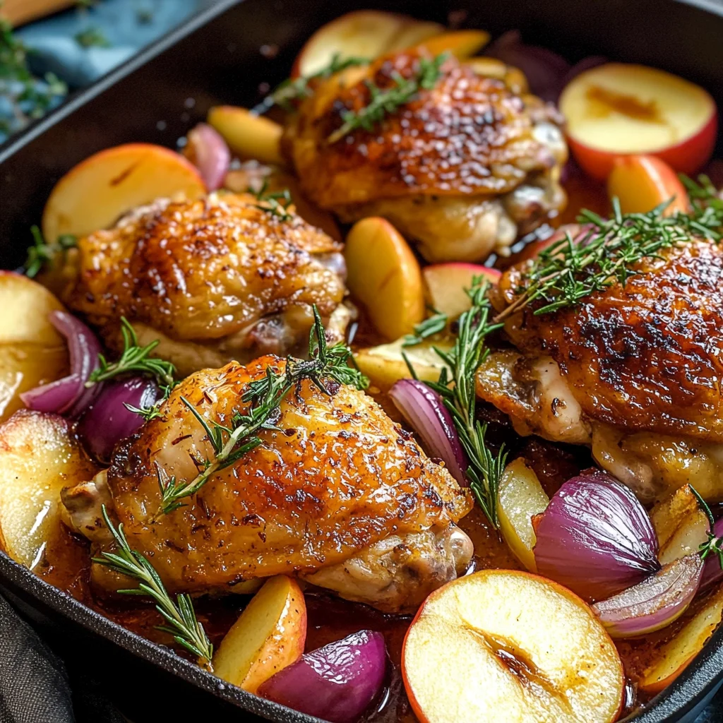 Rosemary Apple Cider Chicken Recipe