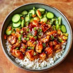Sweet Chili Chicken Rice Bowls with Chicken Thighs: A Comforting Bowl with a Kick