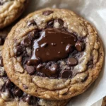 Thick Espresso Chocolate Chip Cookies