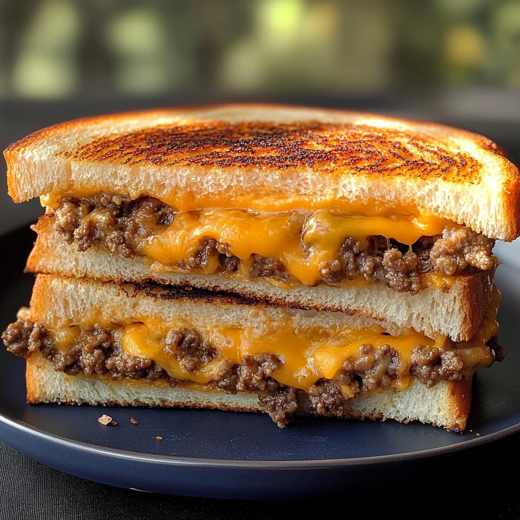 Ultimate Cheesy Ground Beef Melt