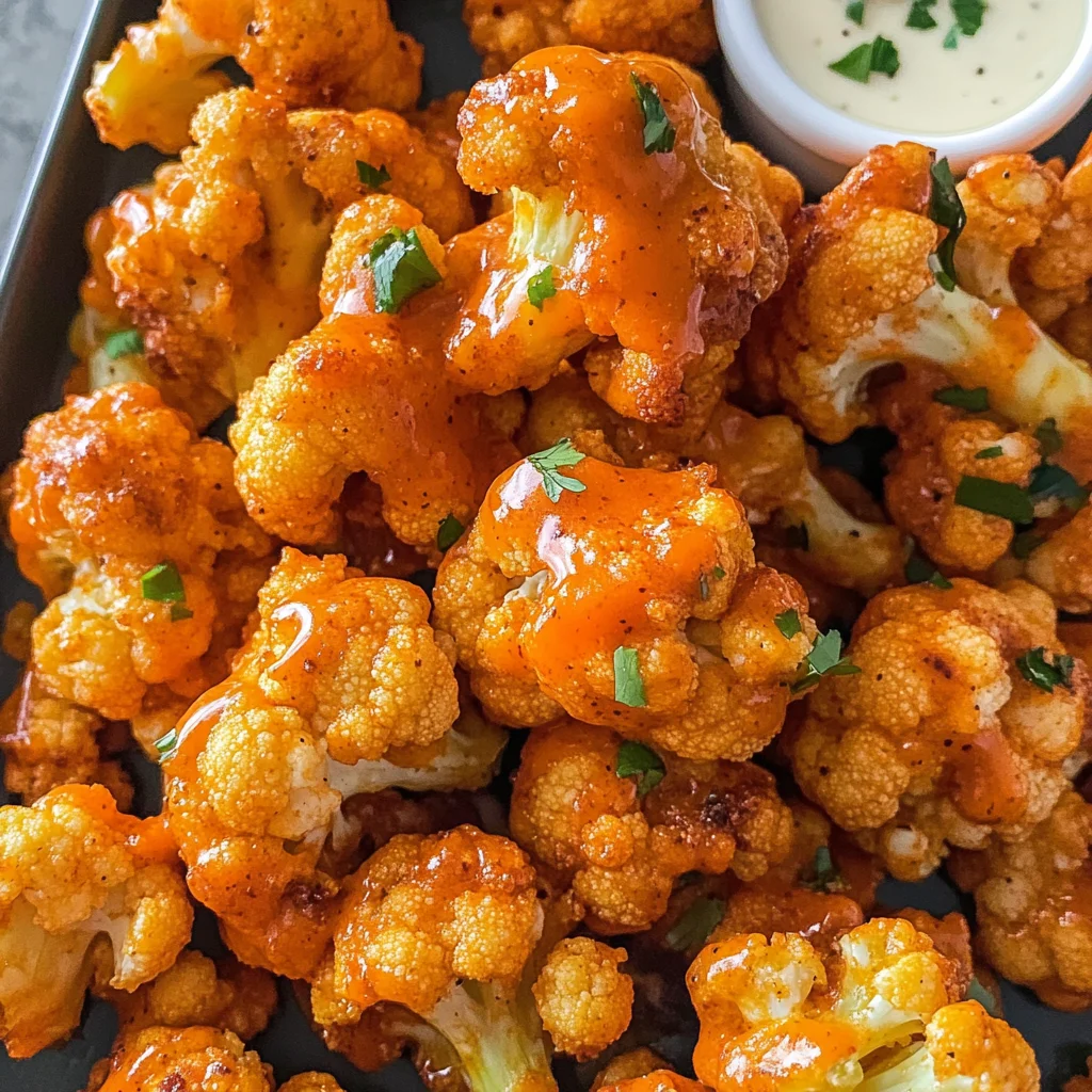 Air Fryer Buffalo Cauliflower Recipe
