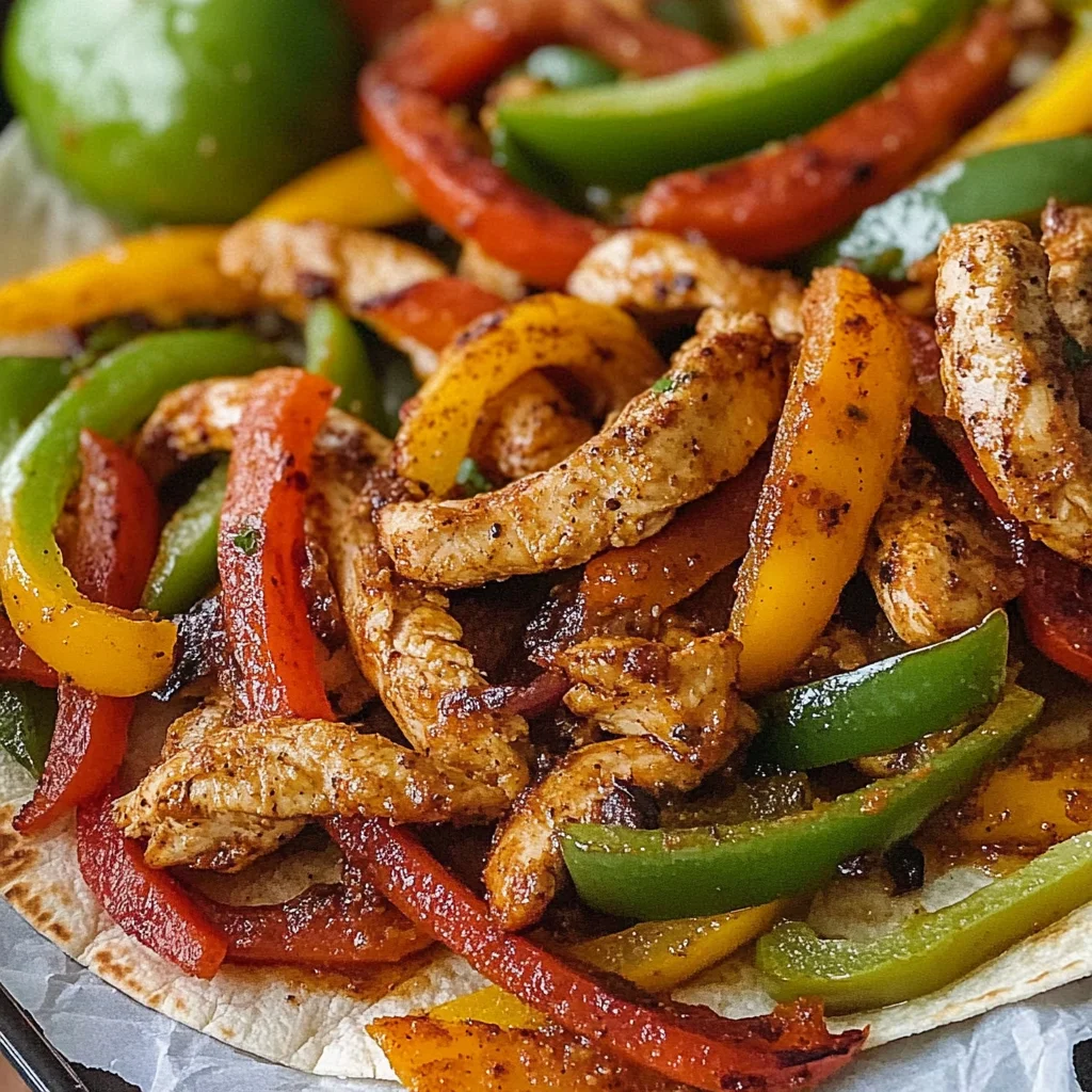 Air Fryer Chicken Fajitas