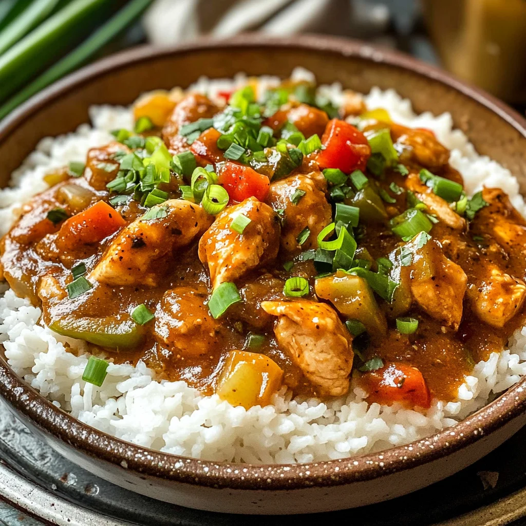 Authentic Chicken Étouffée Recipe