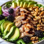 Blackberry Balsamic Chicken Salad
