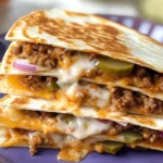 Cheeseburger Quesadillas