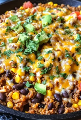 Cheesy Taco Rice Skillet