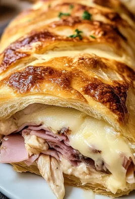 Chicken Cordon Bleu Stromboli